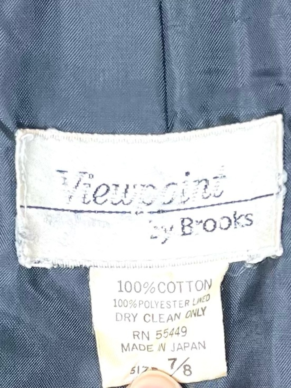 Vintage Viewpoint by Brooks Velvet Riding Jacket, Cropped Button Pockets Small - Picture 4 of 7